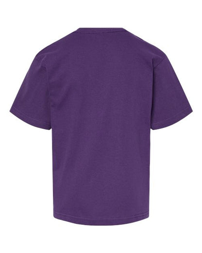 M&O Youth Gold Soft Touch T-Shirt 4850 Purple