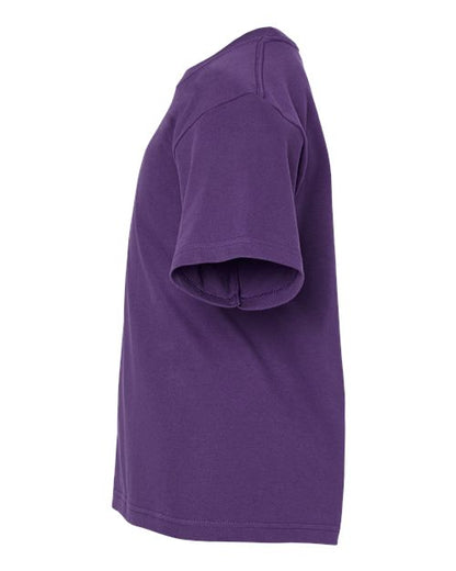 M&O Youth Gold Soft Touch T-Shirt 4850 Purple