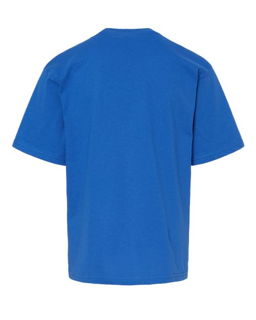 M&O Youth Gold Soft Touch T-Shirt 4850 Royal