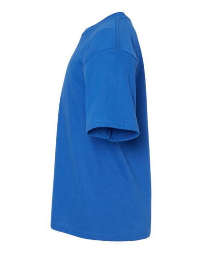 M&O Youth Gold Soft Touch T-Shirt 4850 Royal