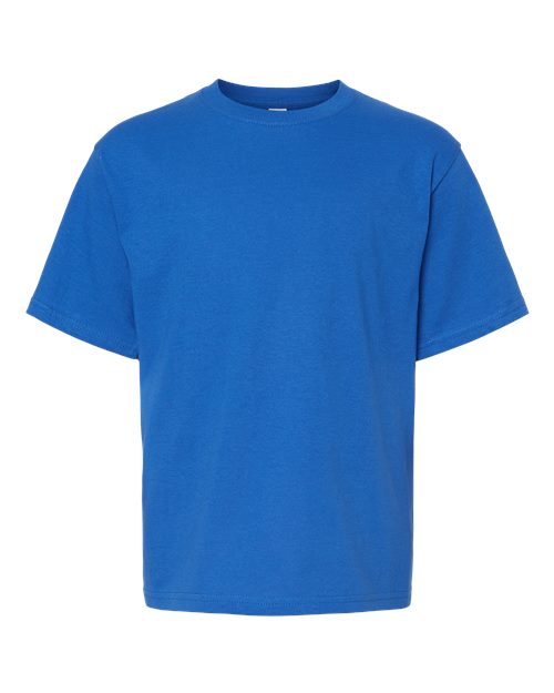M&O Youth Gold Soft Touch T-Shirt 4850 Royal