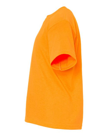 M&O Youth Gold Soft Touch T-Shirt 4850 Safety Orange