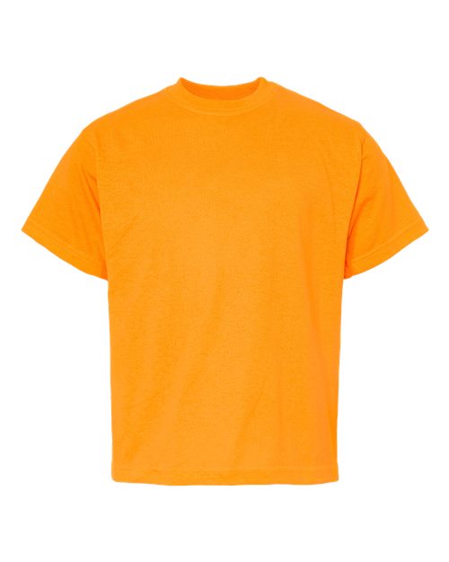 M&O Youth Gold Soft Touch T-Shirt 4850 Safety Orange