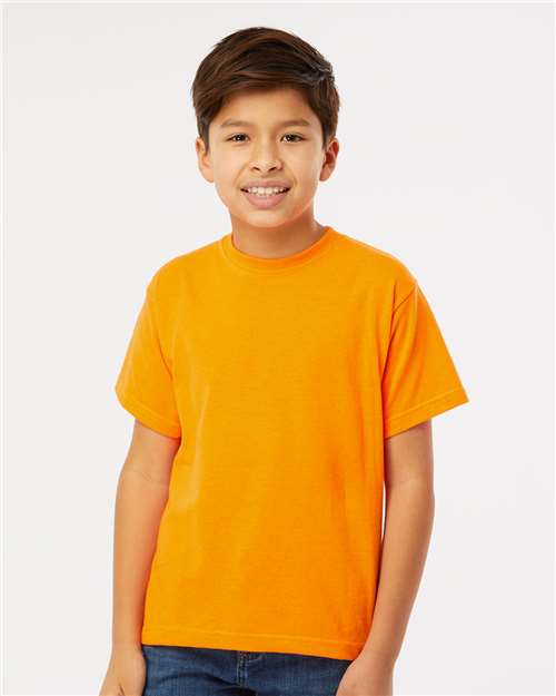 M&O Youth Gold Soft Touch T-Shirt 4850 Safety Orange