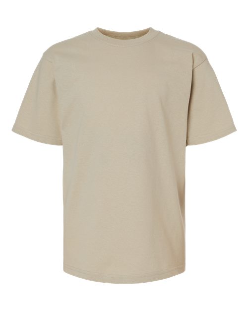 M&O Youth Gold Soft Touch T-Shirt 4850 Sand