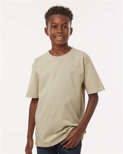 M&O Youth Gold Soft Touch T-Shirt 4850 Sand