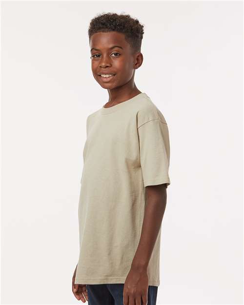 M&O Youth Gold Soft Touch T-Shirt 4850 Sand