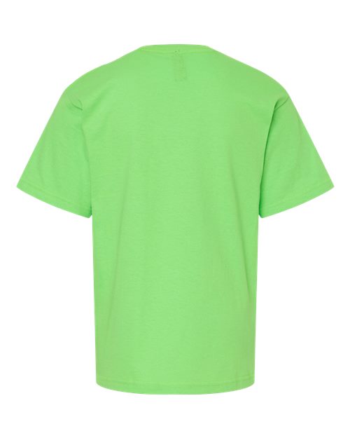 M&O Youth Gold Soft Touch T-Shirt 4850 Vivid Lime