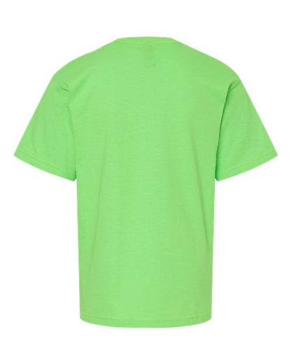 M&O Youth Gold Soft Touch T-Shirt 4850 Vivid Lime