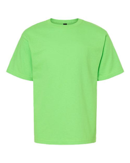 M&O Youth Gold Soft Touch T-Shirt 4850 Vivid Lime