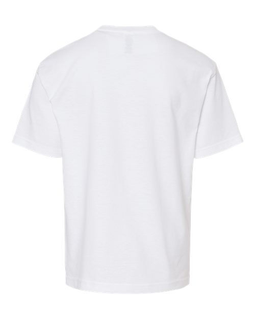 M&O Youth Gold Soft Touch T-Shirt 4850 White