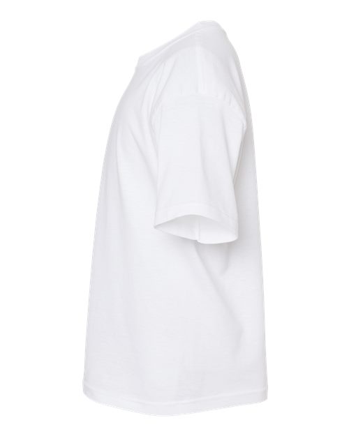 M&O Youth Gold Soft Touch T-Shirt 4850 White