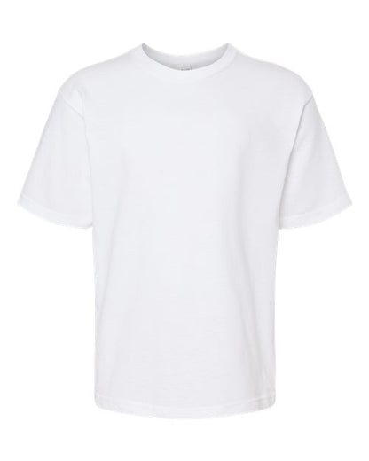 M&O Youth Gold Soft Touch T-Shirt 4850 White