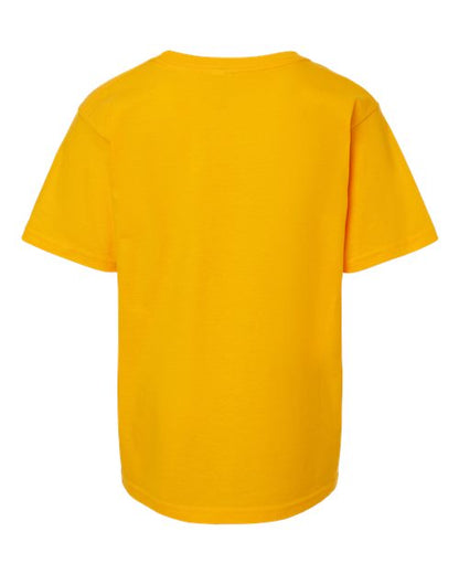 M&O Youth Gold Soft Touch T-Shirt 4850 Gold