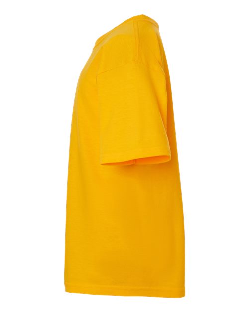 M&O Youth Gold Soft Touch T-Shirt 4850 Gold
