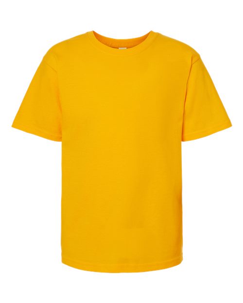 M&O Youth Gold Soft Touch T-Shirt 4850 Gold