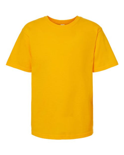 M&O Youth Gold Soft Touch T-Shirt 4850 Gold