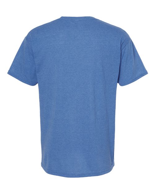 M&O Gold Soft Touch T-Shirt 4800 Heather Royal