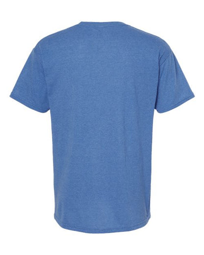 M&O Gold Soft Touch T-Shirt 4800 Heather Royal