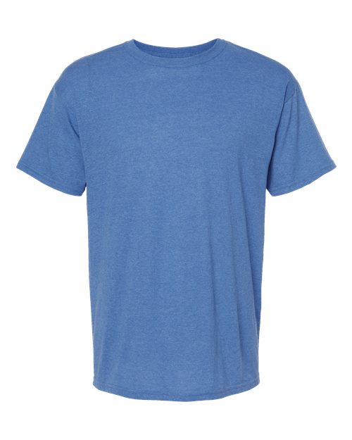M&O Gold Soft Touch T-Shirt 4800 Heather Royal