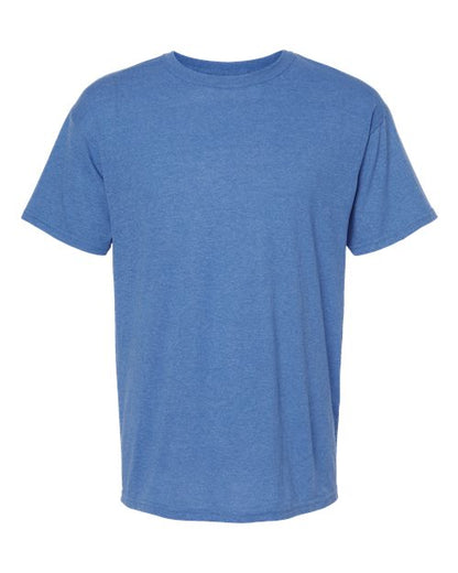 M&O Gold Soft Touch T-Shirt 4800 Heather Royal