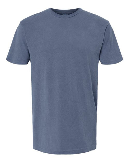 M&O Vintage Garment-Dyed T-Shirt 6500M Blue Jean