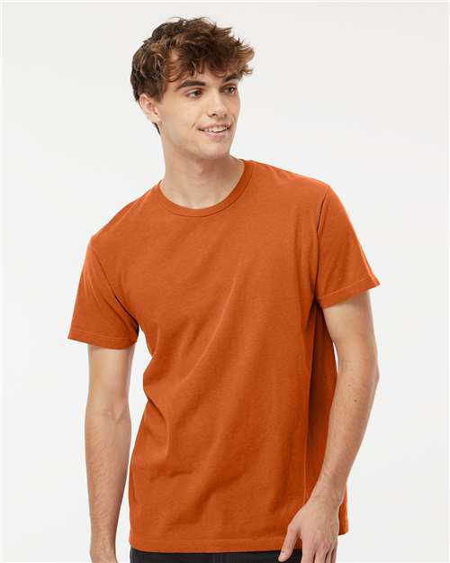 Custom Embroidered  M&O Vintage Garment-Dyed T-Shirt 6500M Burnt Orange