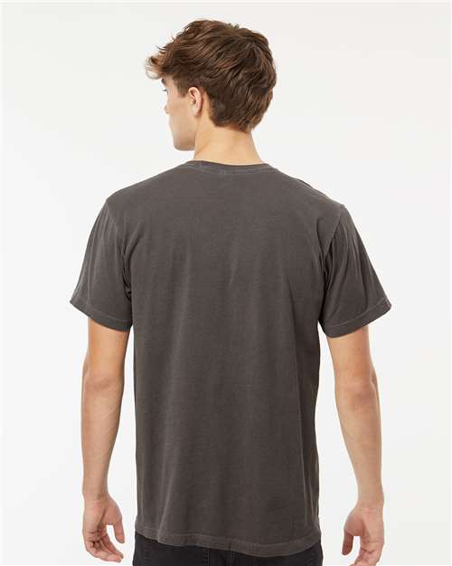 M&O Vintage Garment-Dyed T-Shirt 6500M Charcoal