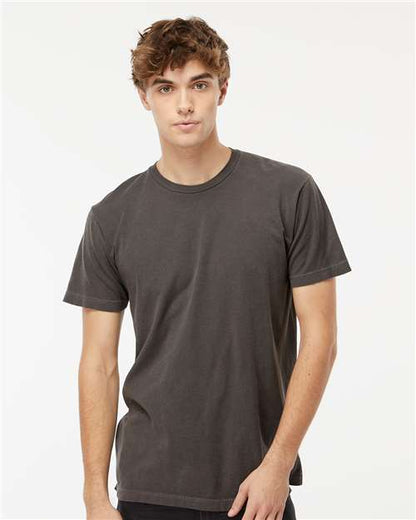 Custom Embroidered  M&O Vintage Garment-Dyed T-Shirt 6500M Charcoal