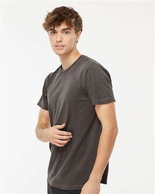 M&O Vintage Garment-Dyed T-Shirt 6500M Charcoal