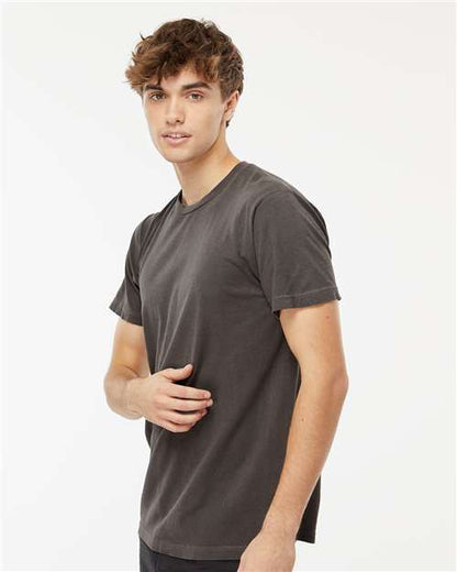 M&O Vintage Garment-Dyed T-Shirt 6500M Charcoal