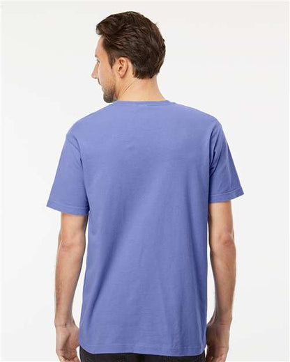 M&O Vintage Garment-Dyed T-Shirt 6500M Periwinkle