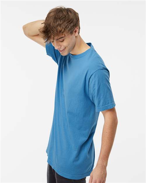 M&O Vintage Garment-Dyed T-Shirt 6500M Royal Caribe