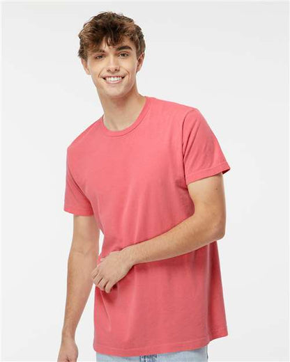 Custom Embroidered  M&O Vintage Garment-Dyed T-Shirt 6500M Watermelon