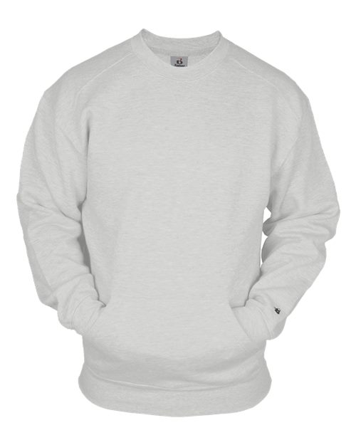 Badger Unisex Pocket Crewneck Sweatshirt 3970