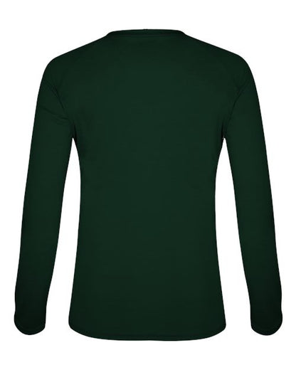 Badger Women's Tri-Blend Long Sleeve T-Shirt 4964 Forest