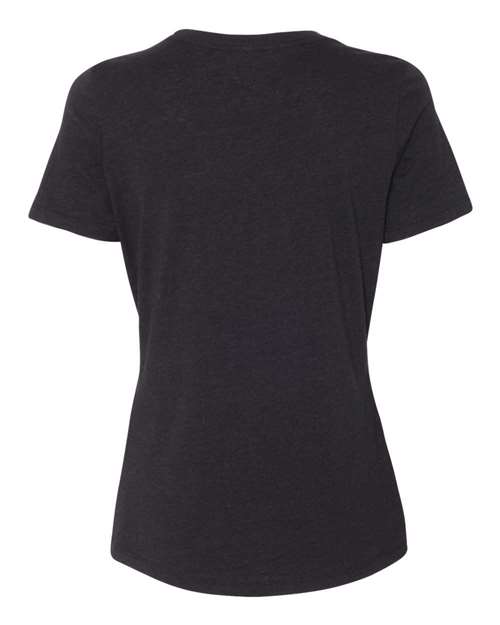 BELLA + CANVAS Women’s Relaxed Fit Heather CVC Tee 6400CVC Custom Embroidered Business Logo