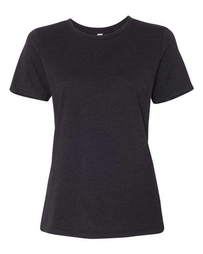BELLA + CANVAS Women’s Relaxed Fit Heather CVC Tee 6400CVC Custom Embroidered Business Logo