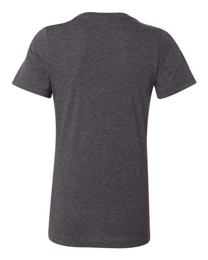 BELLA + CANVAS Women’s Relaxed Fit Heather CVC Tee 6400CVC Custom Embroidered Business Logo