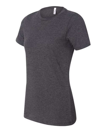 BELLA + CANVAS Women’s Relaxed Fit Heather CVC Tee 6400CVC Custom Embroidered Business Logo