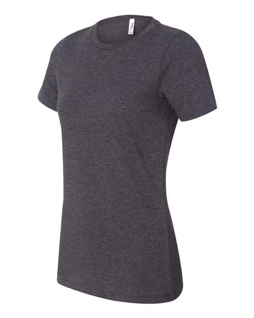 BELLA + CANVAS Women’s Relaxed Fit Heather CVC Tee 6400CVC Custom Embroidered Business Logo
