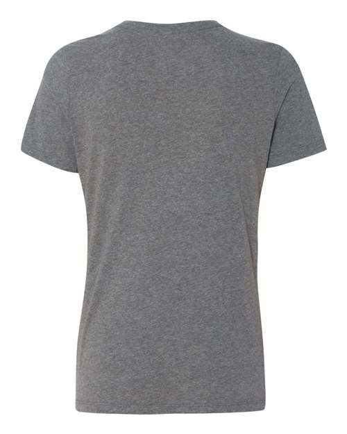 BELLA + CANVAS Women’s Relaxed Fit Heather CVC Tee 6400CVC Custom Embroidered Business Logo
