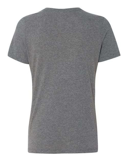 BELLA + CANVAS Women’s Relaxed Fit Heather CVC Tee 6400CVC Custom Embroidered Business Logo