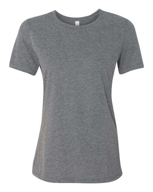 BELLA + CANVAS Women’s Relaxed Fit Heather CVC Tee 6400CVC Custom Embroidered Business Logo