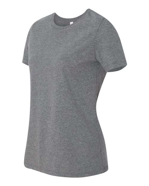 BELLA + CANVAS Women’s Relaxed Fit Heather CVC Tee 6400CVC Custom Embroidered Business Logo