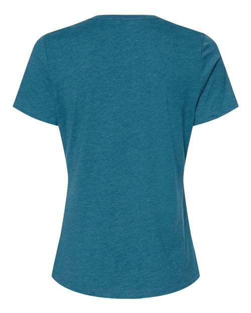 BELLA + CANVAS Women’s Relaxed Fit Heather CVC Tee 6400CVC Custom Embroidered Business Logo