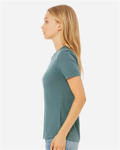 BELLA + CANVAS Women’s Relaxed Fit Heather CVC Tee 6400CVC Heather Deep Teal
