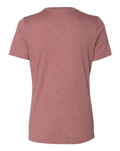 BELLA + CANVAS Women’s Relaxed Fit Heather CVC Tee 6400CVC Custom Embroidered Business Logo