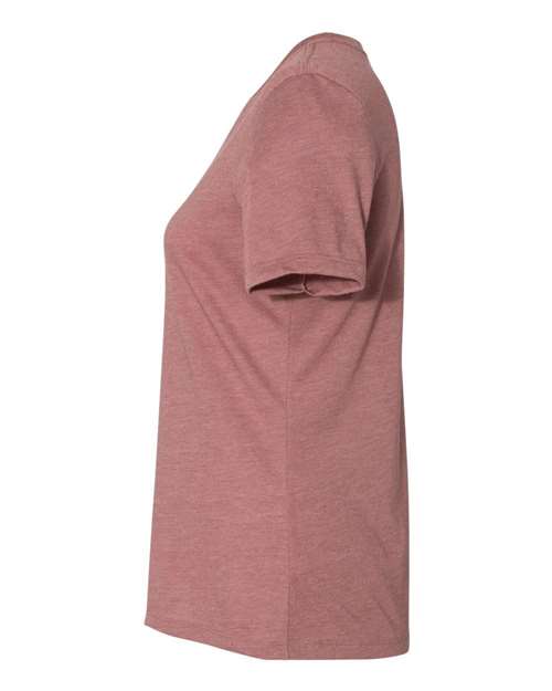 BELLA + CANVAS Women’s Relaxed Fit Heather CVC Tee 6400CVC Heather Mauve