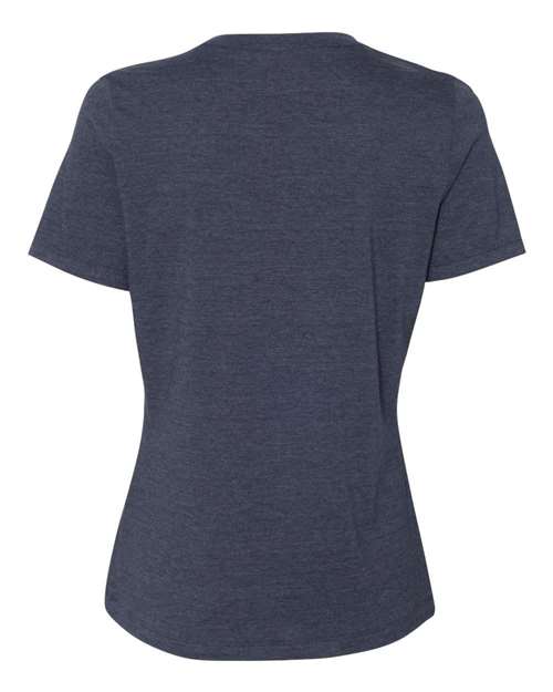 BELLA + CANVAS Women’s Relaxed Fit Heather CVC Tee 6400CVC Custom Embroidered Business Logo